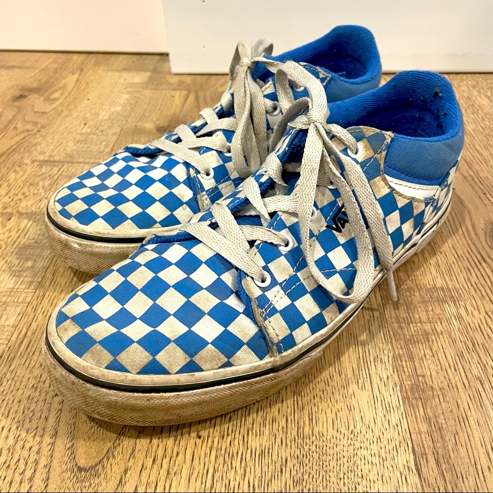 Checkered Boys Vans sneakers